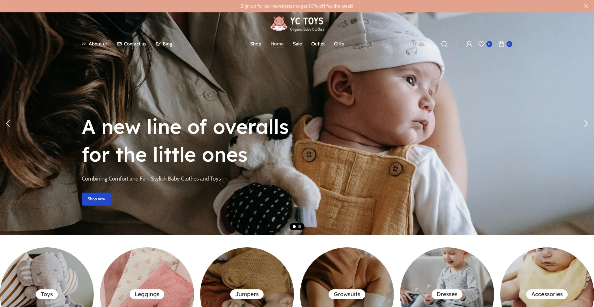 Website screenshot of Childzoney.com