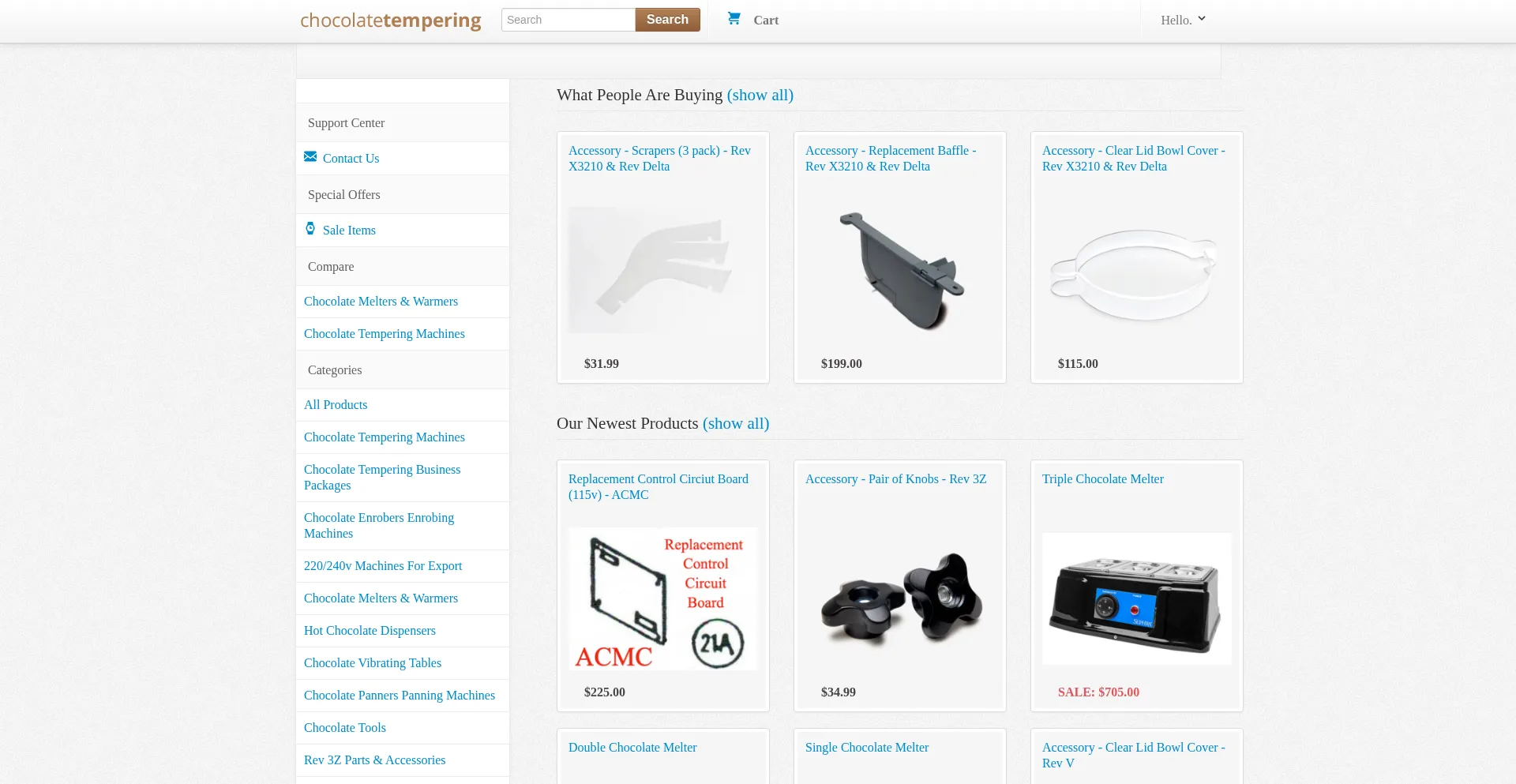 Chocolatetemperingmachines.com