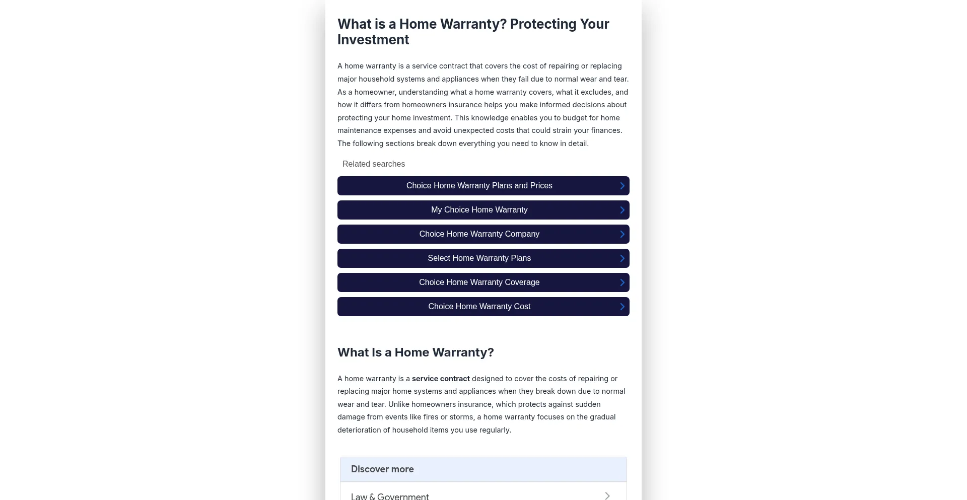 Choicehomewarranties.com