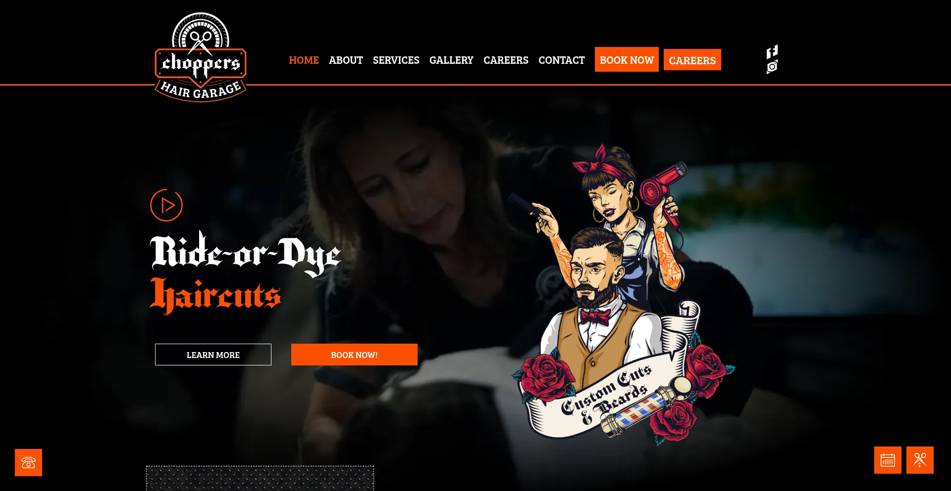 Choppershairgarage.com