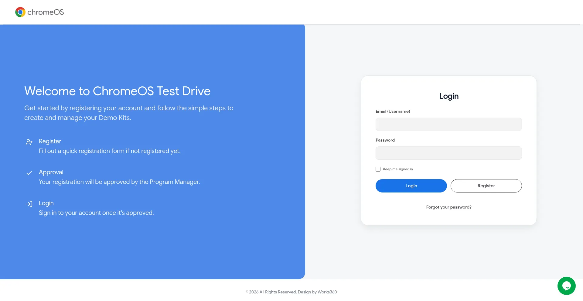 Chromeostestdrive.com