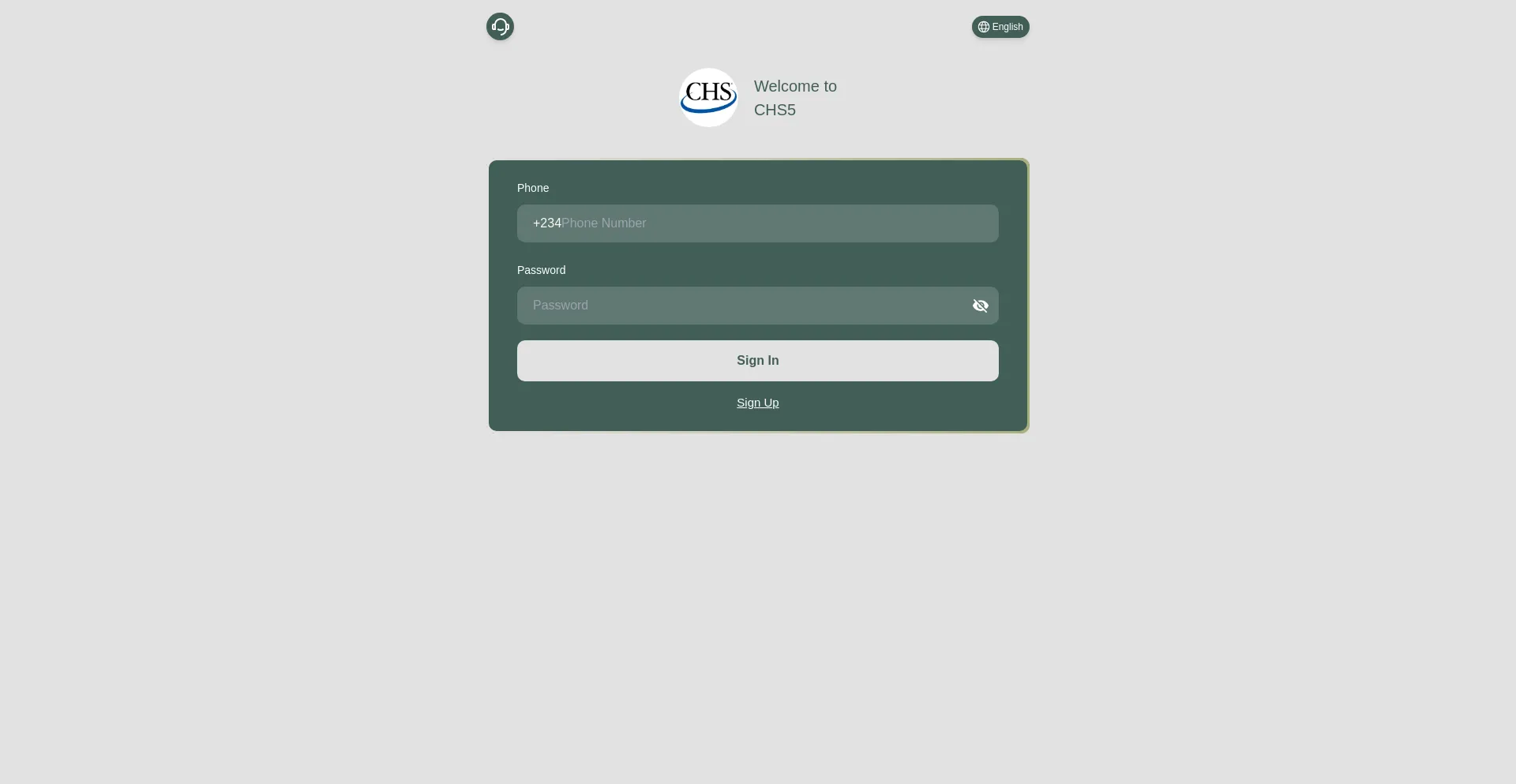 Website screenshot of Chs5.cc