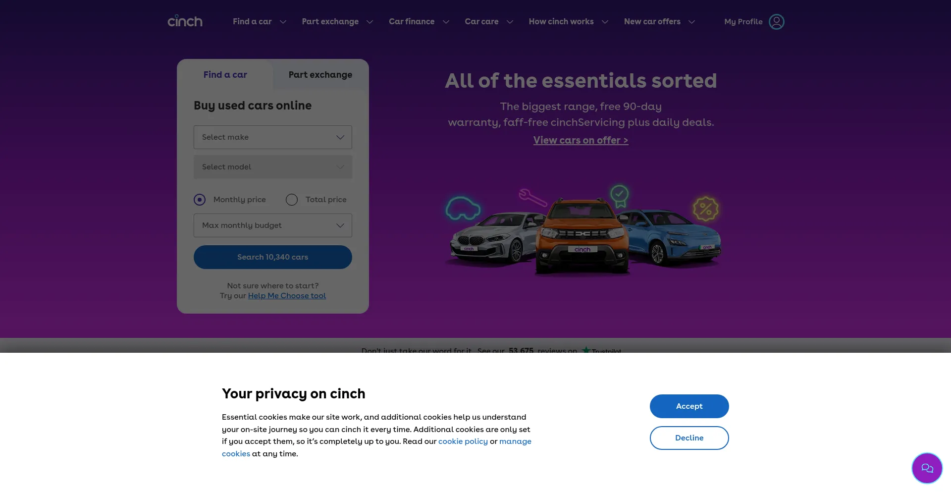 Cinch.co.uk é Seguro e Confiável?