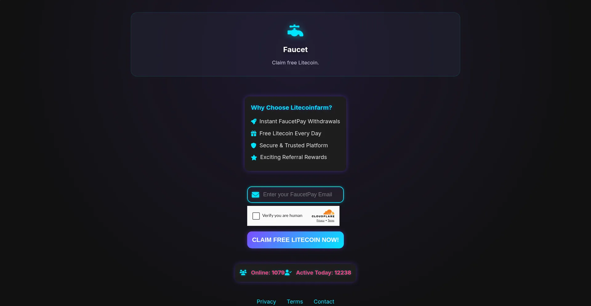 Claimfreelitecoin.pp.ua