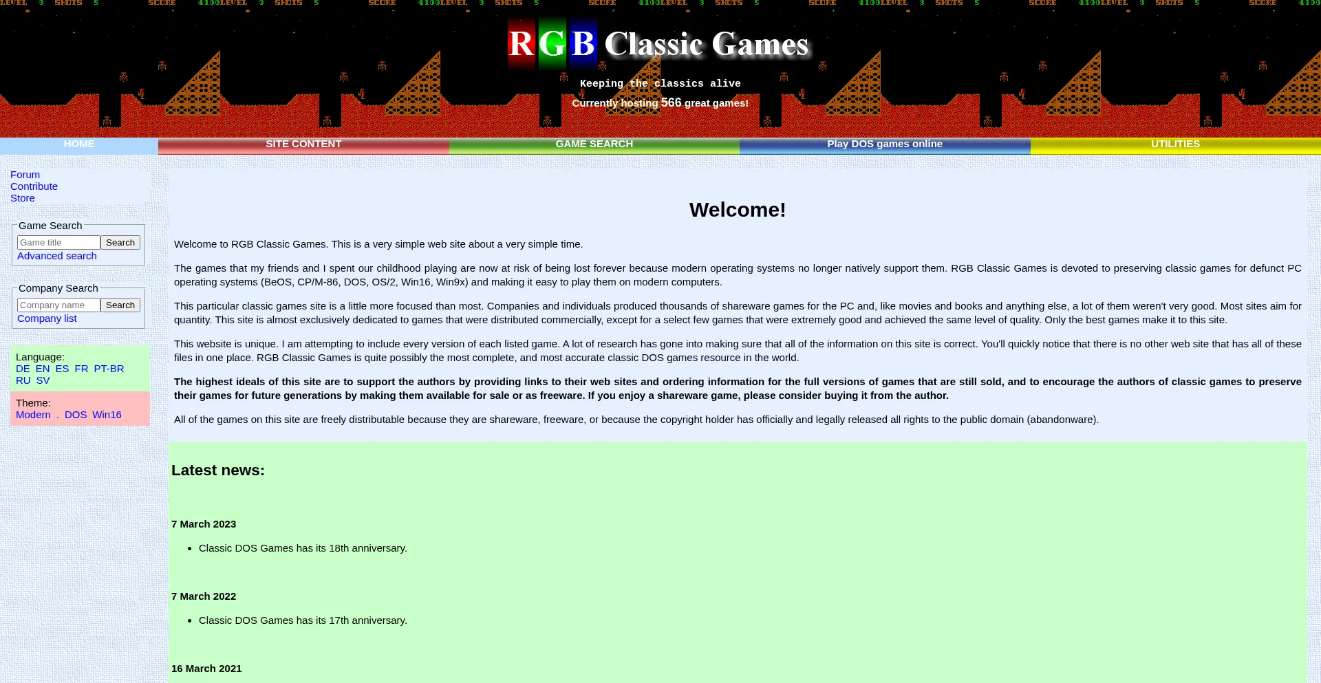 Classicdosgames.com