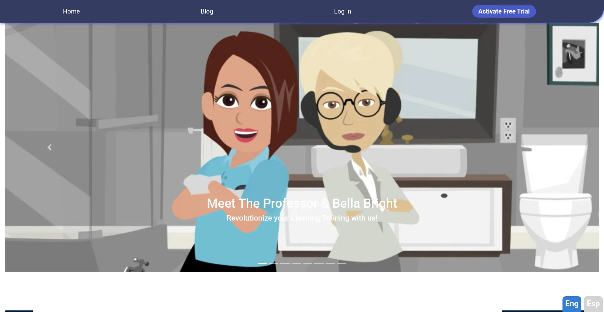 Website screenshot of Cleansmartacademy.com