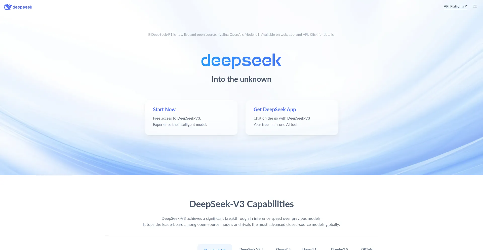 Website screenshot of Cleepseek.com