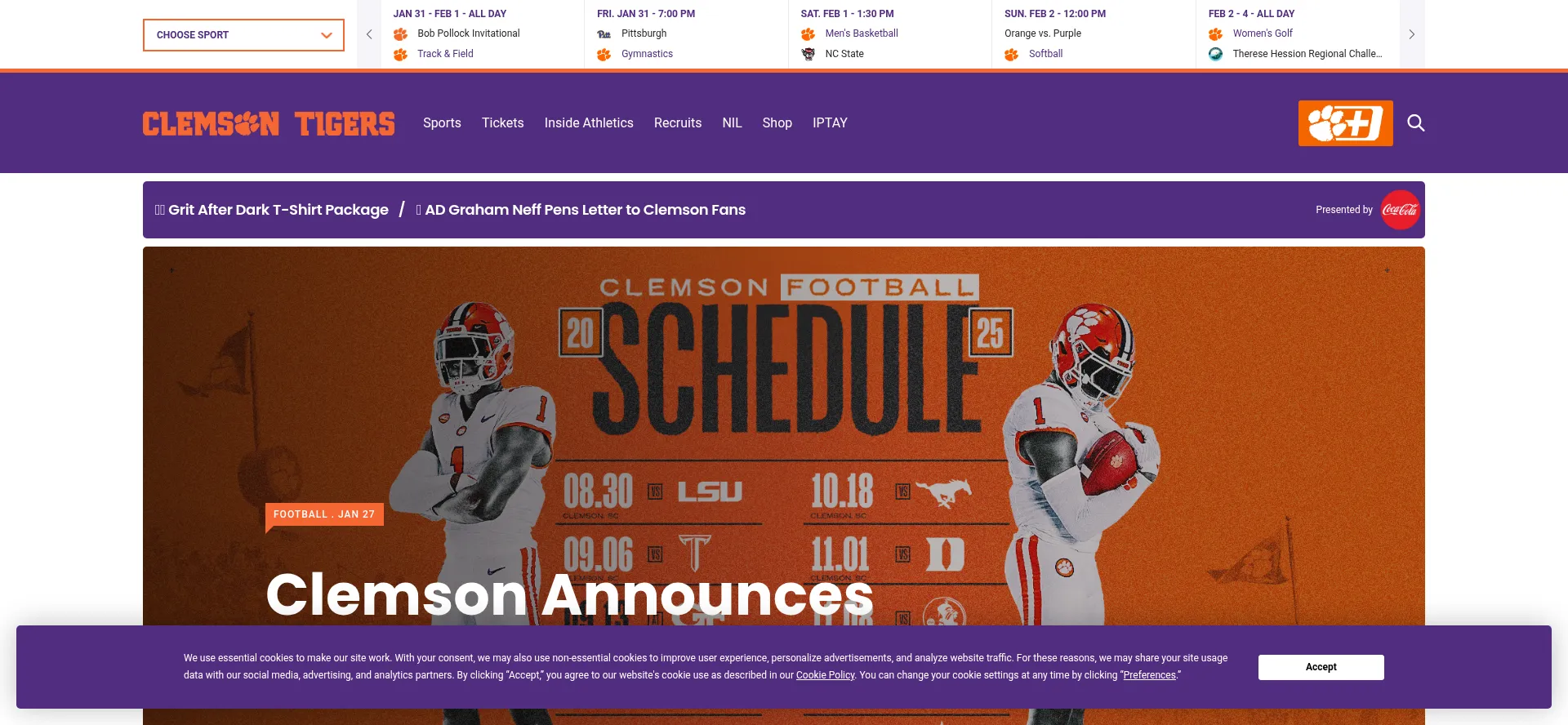 Clemsontigers.com