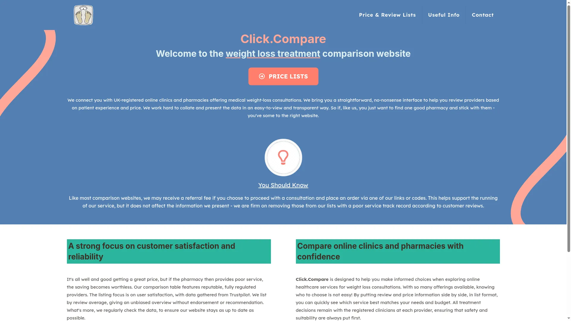 Click.compare