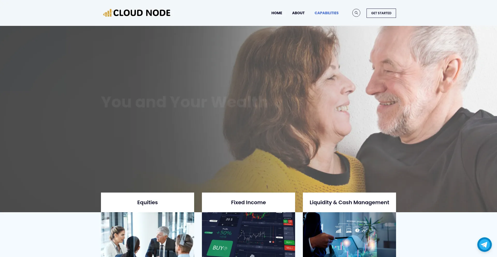 Website screenshot of Cloud-node.live