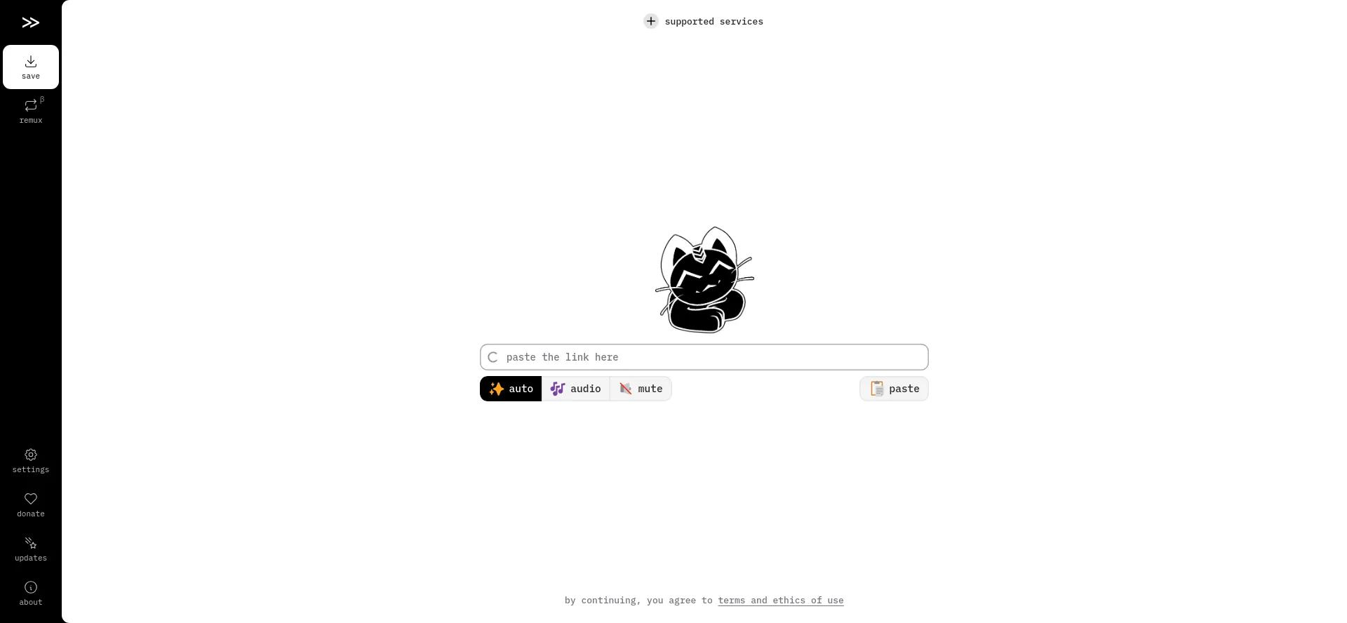 Website screenshot of Cobalt.tools