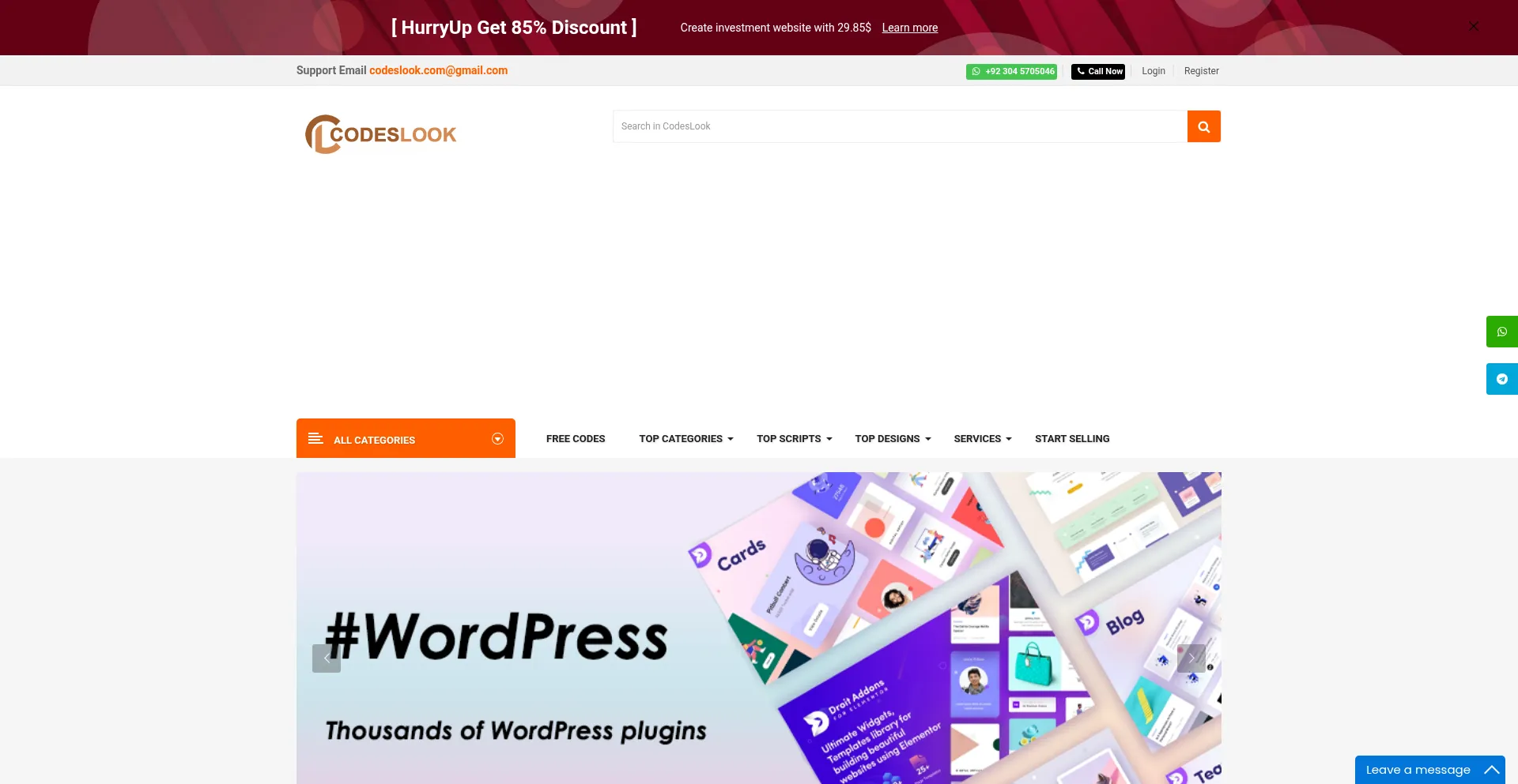 Codeslook.com Screenshot
