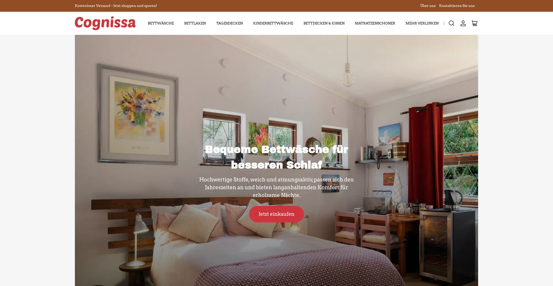 Website screenshot of Cognissa.com