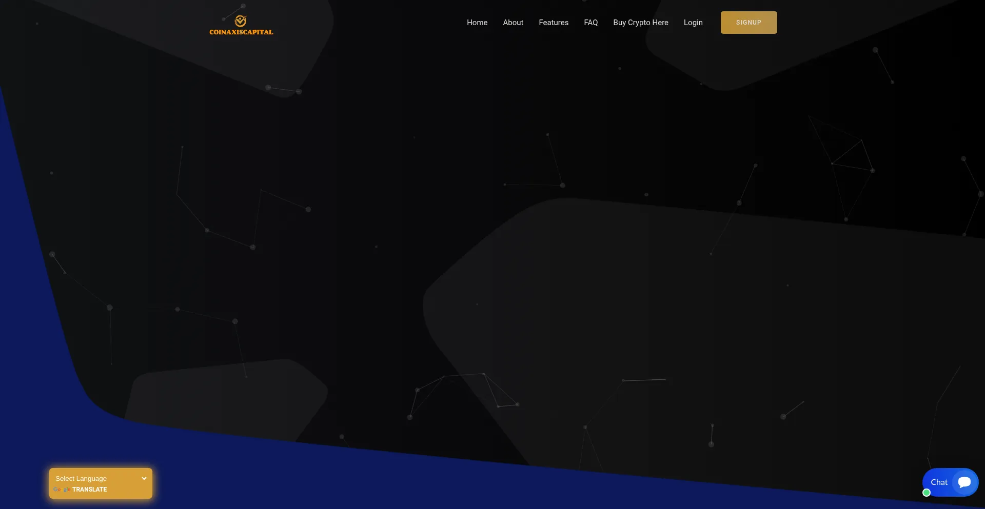 Website screenshot of Coinaxiscapital.online