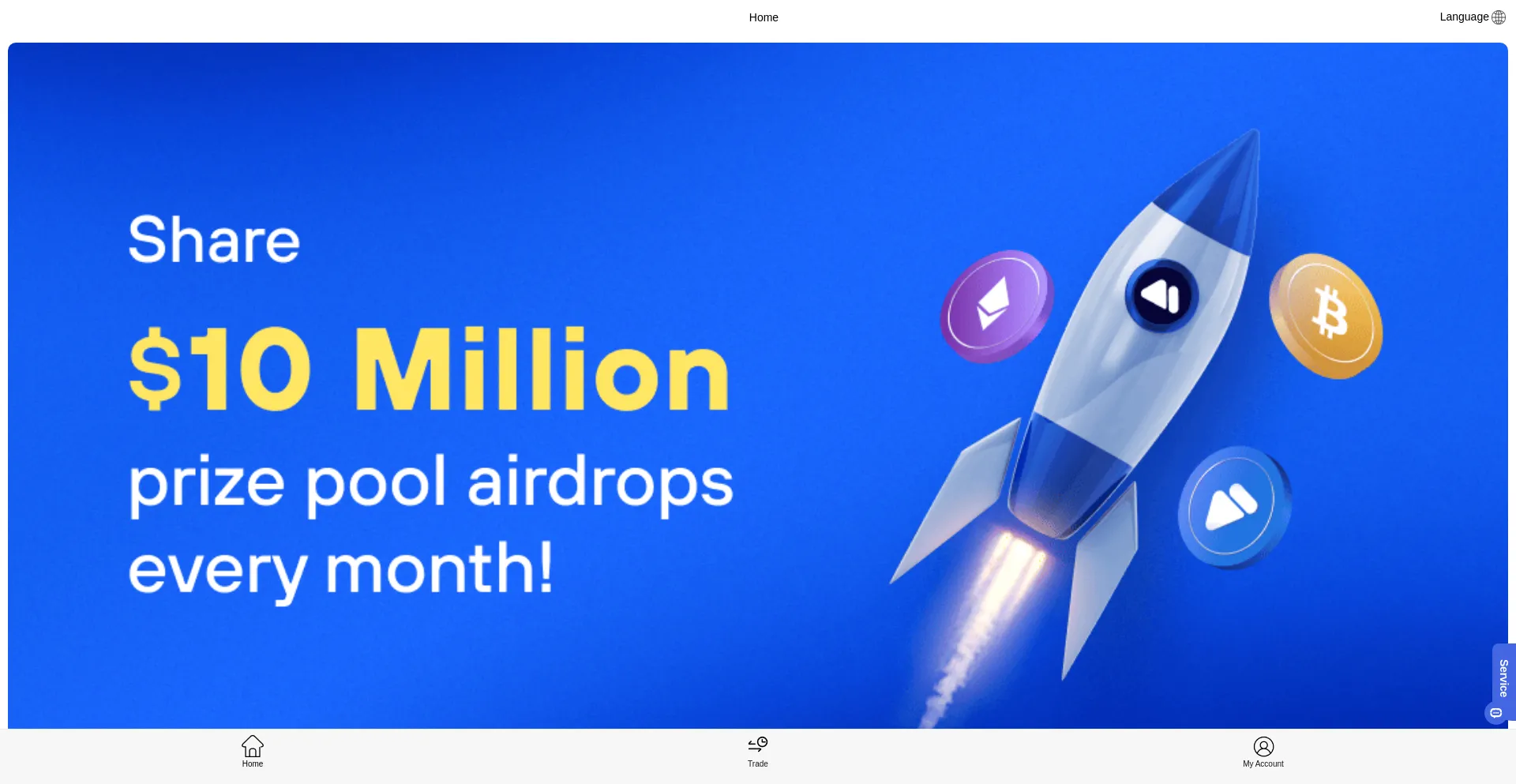 Website screenshot of Coineea.com