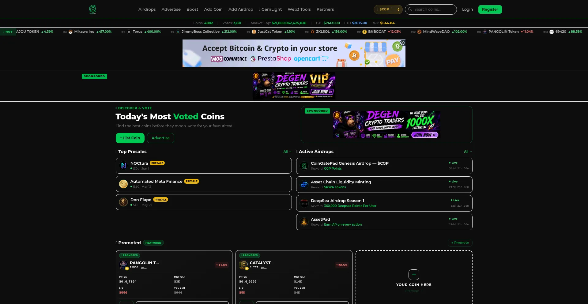 Coingatepad.com