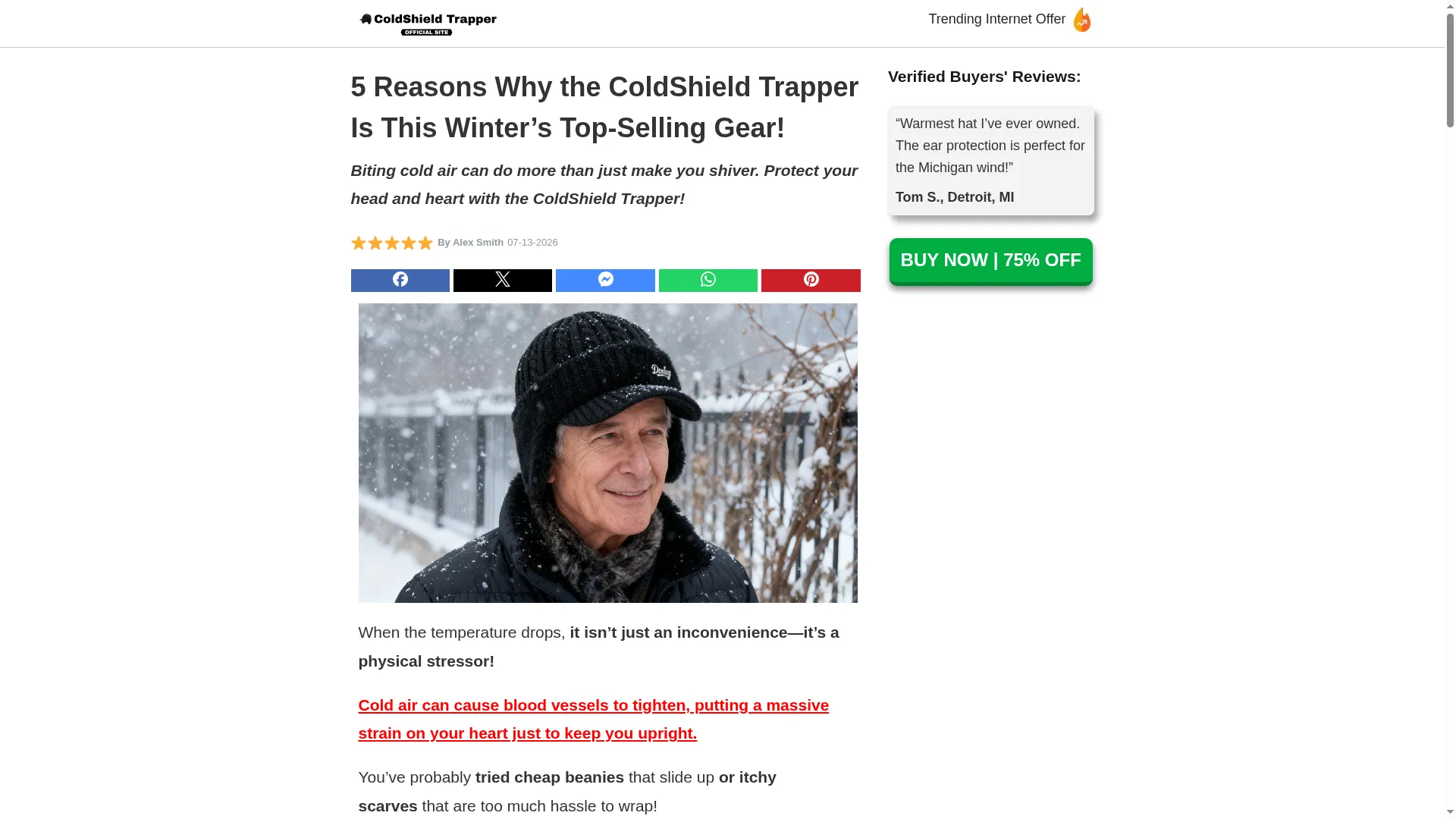 Coldshieldtrapper.com