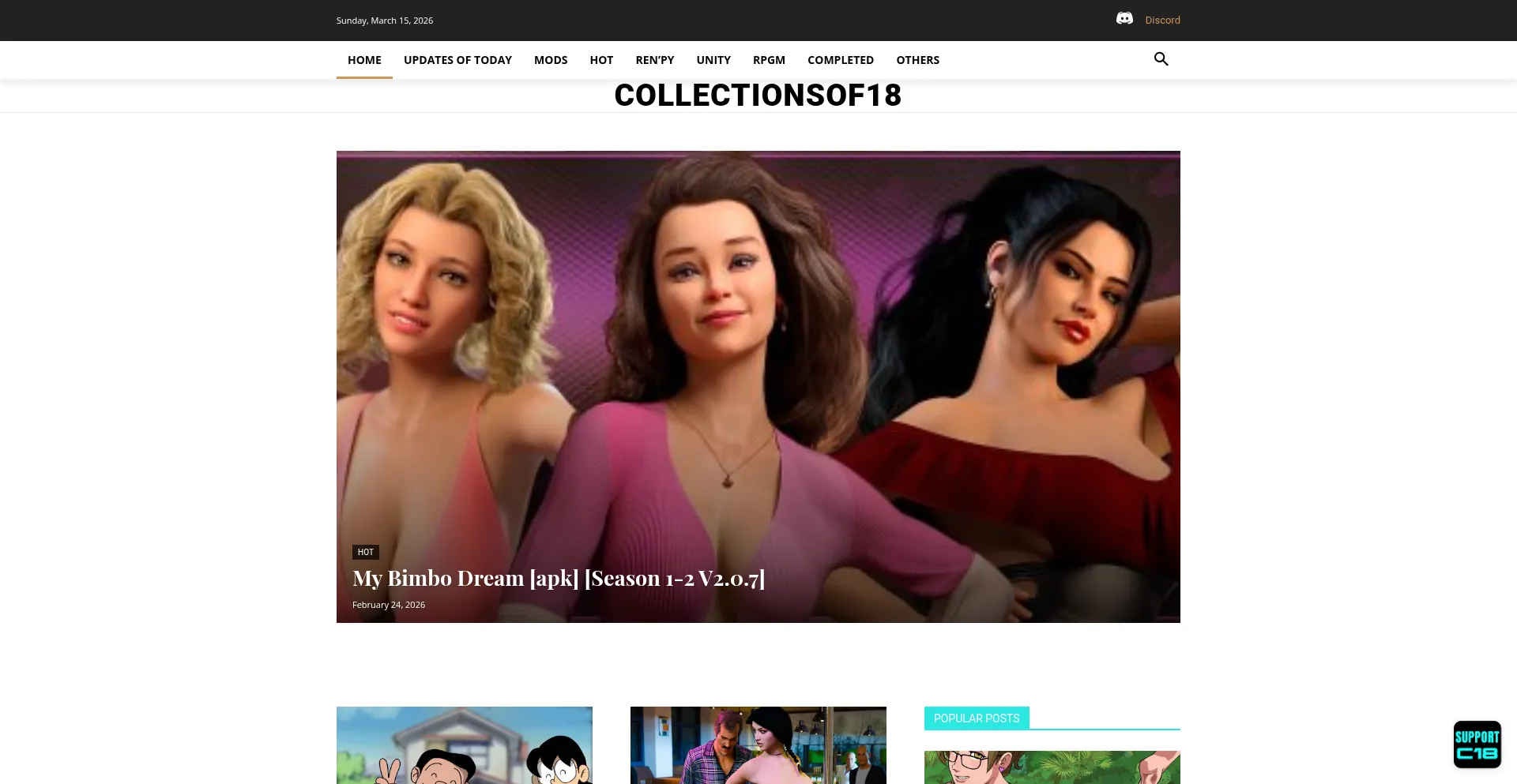 Collectionsof18.com