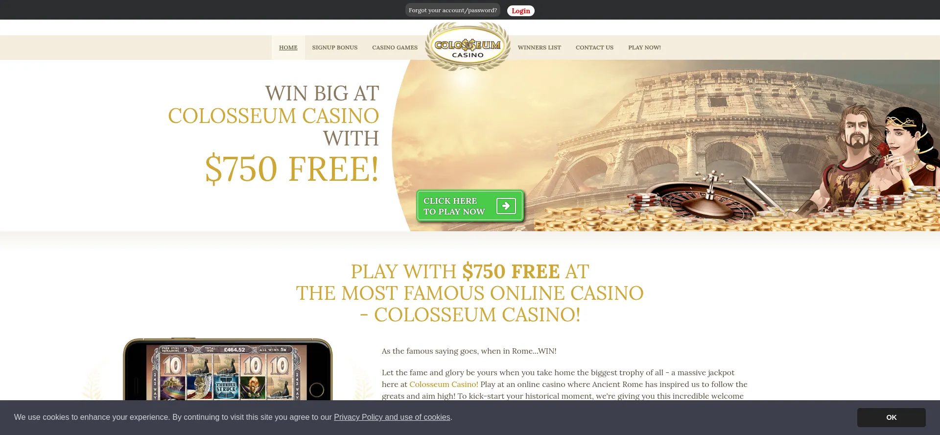 Colosseumcasino.com