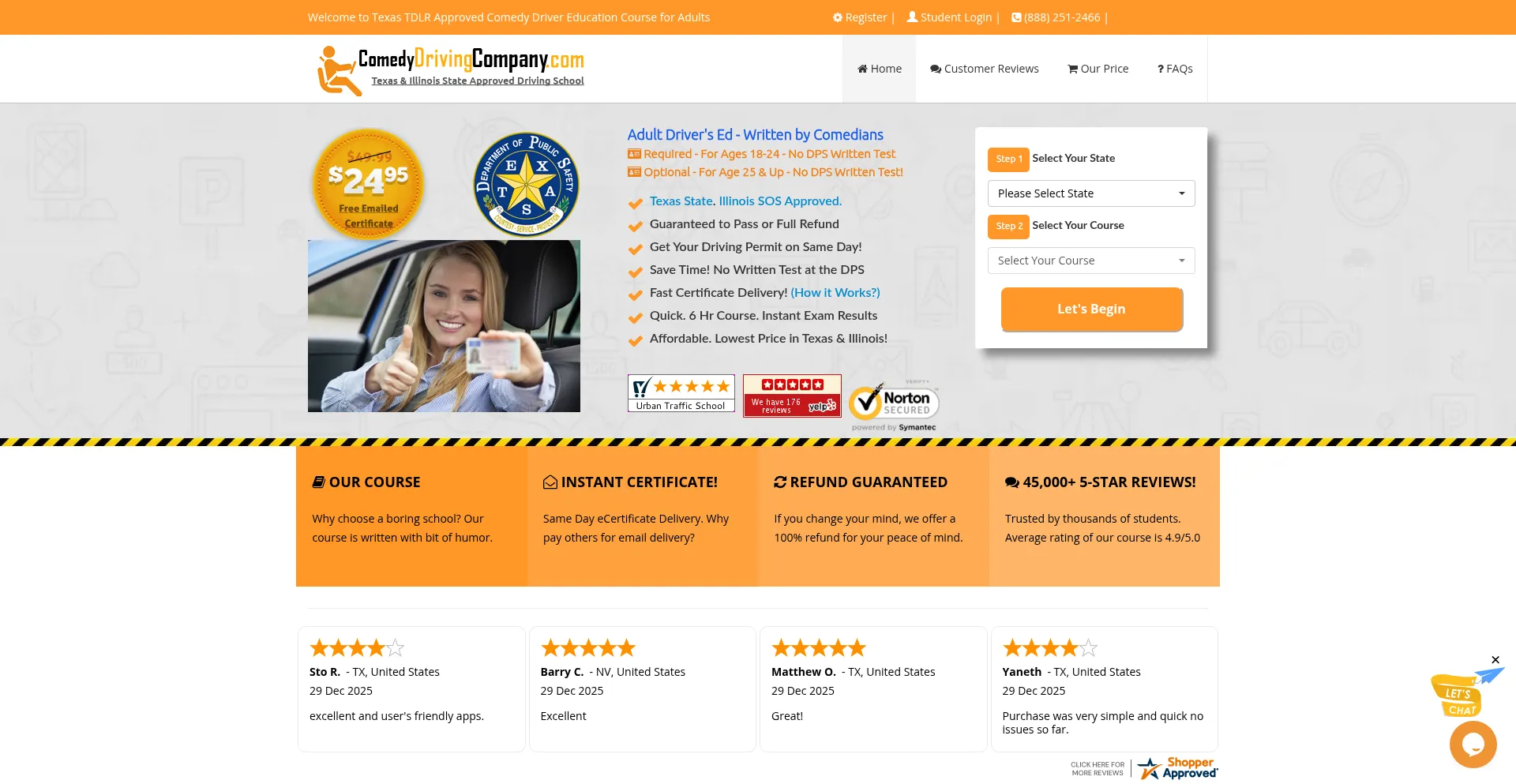 Comedydrivingcompany.com