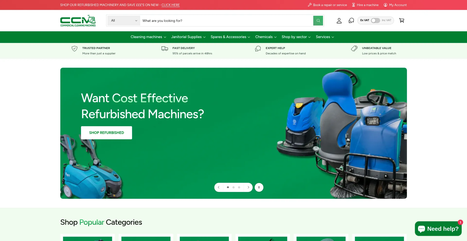 Commercialcleaningmachines.co.uk
