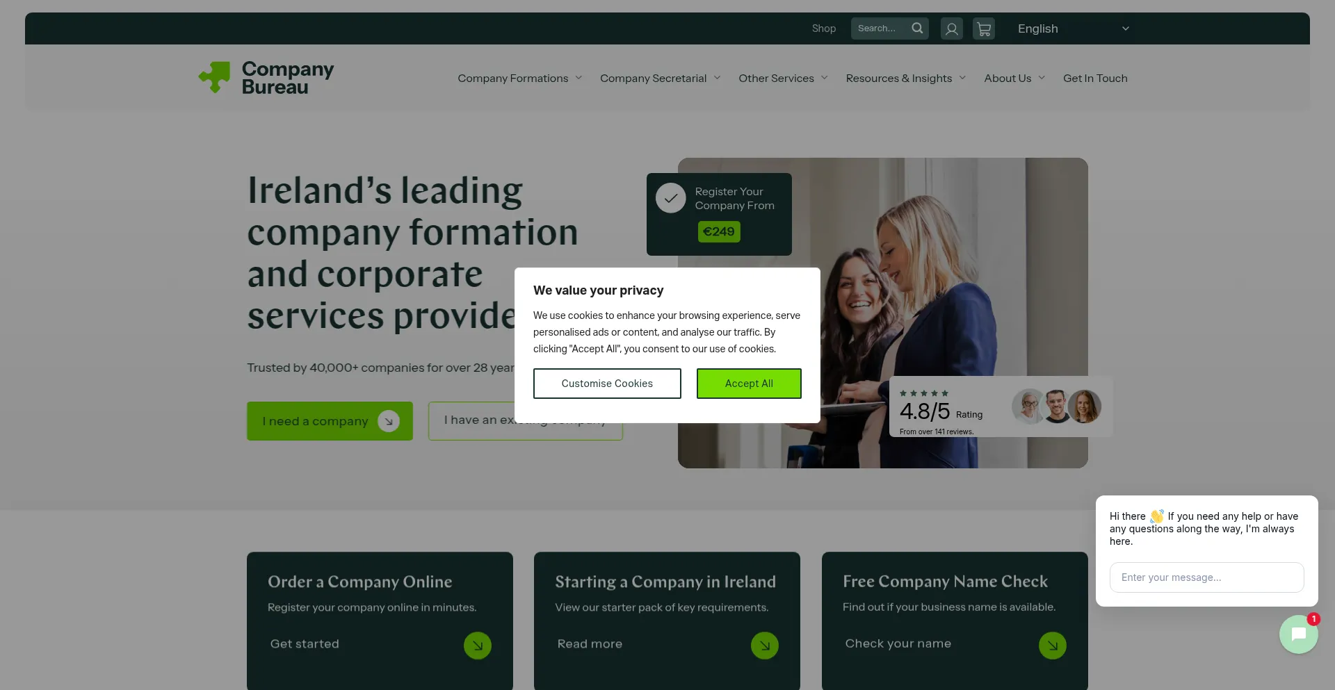 Companyformations.ie é Seguro e Confiável?