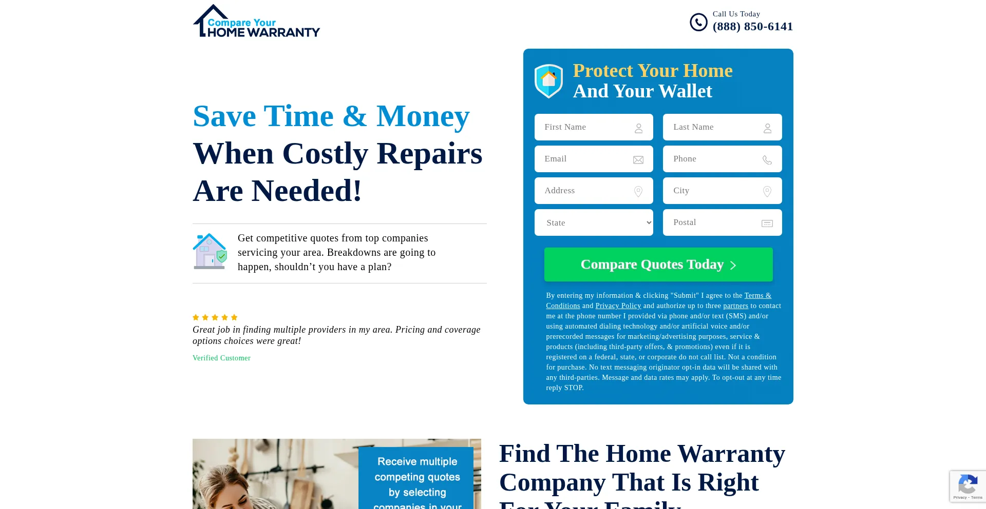 Compareyourhomewarranty.com