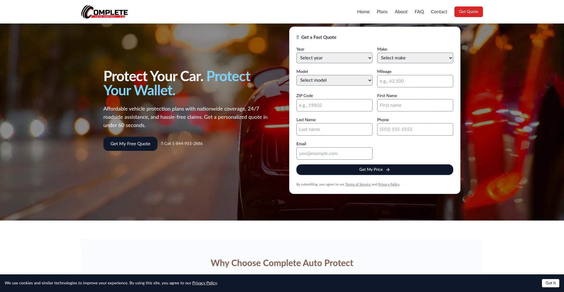 Completeautoprotect.com é Seguro e Confiável?