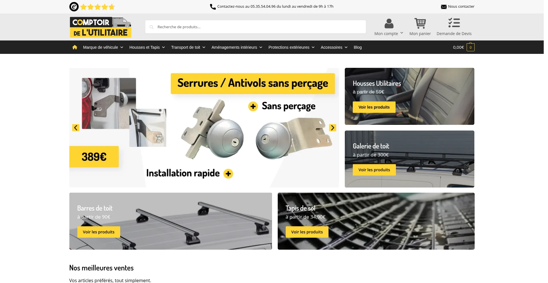 Comptoir-utilitaire.com é Seguro e Confiável?