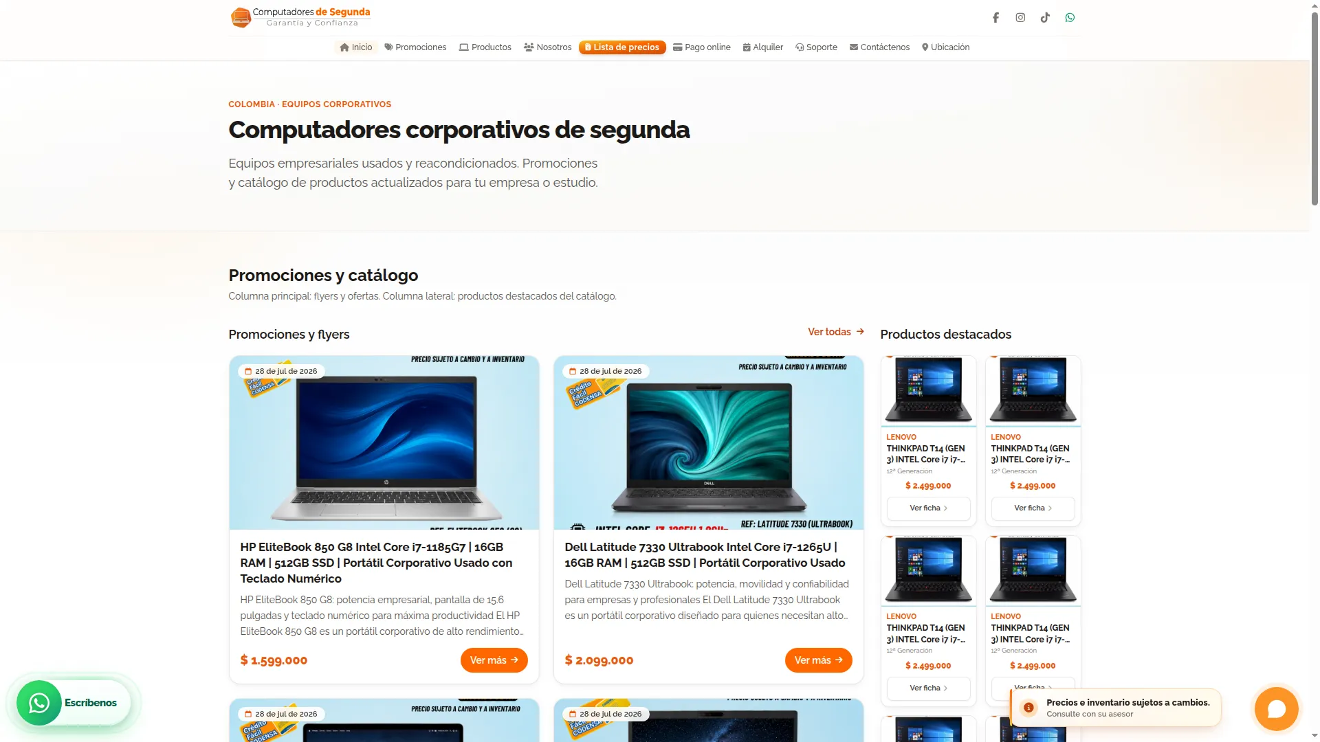 Computadoresdesegunda.co