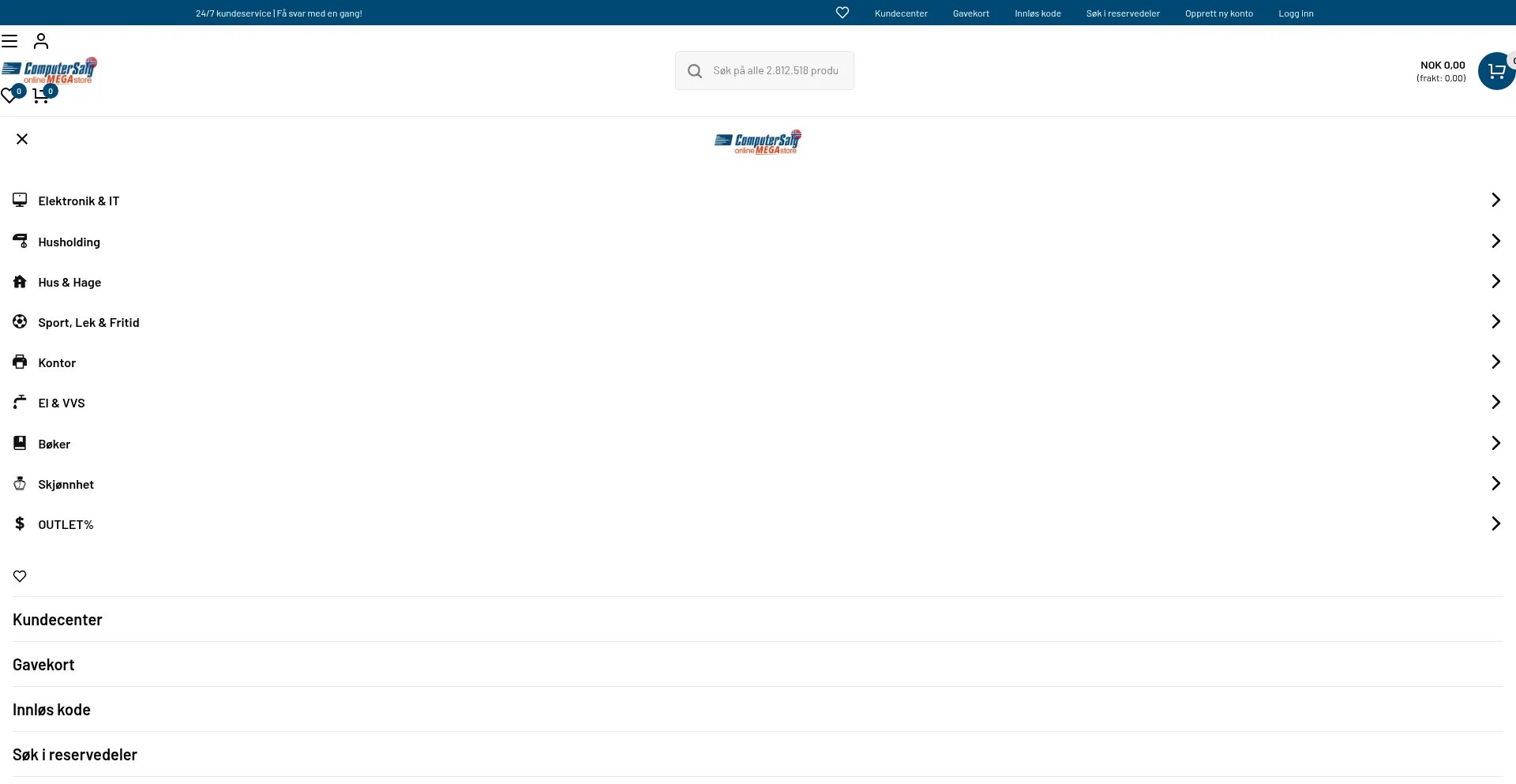 Computersalg.no Screenshot