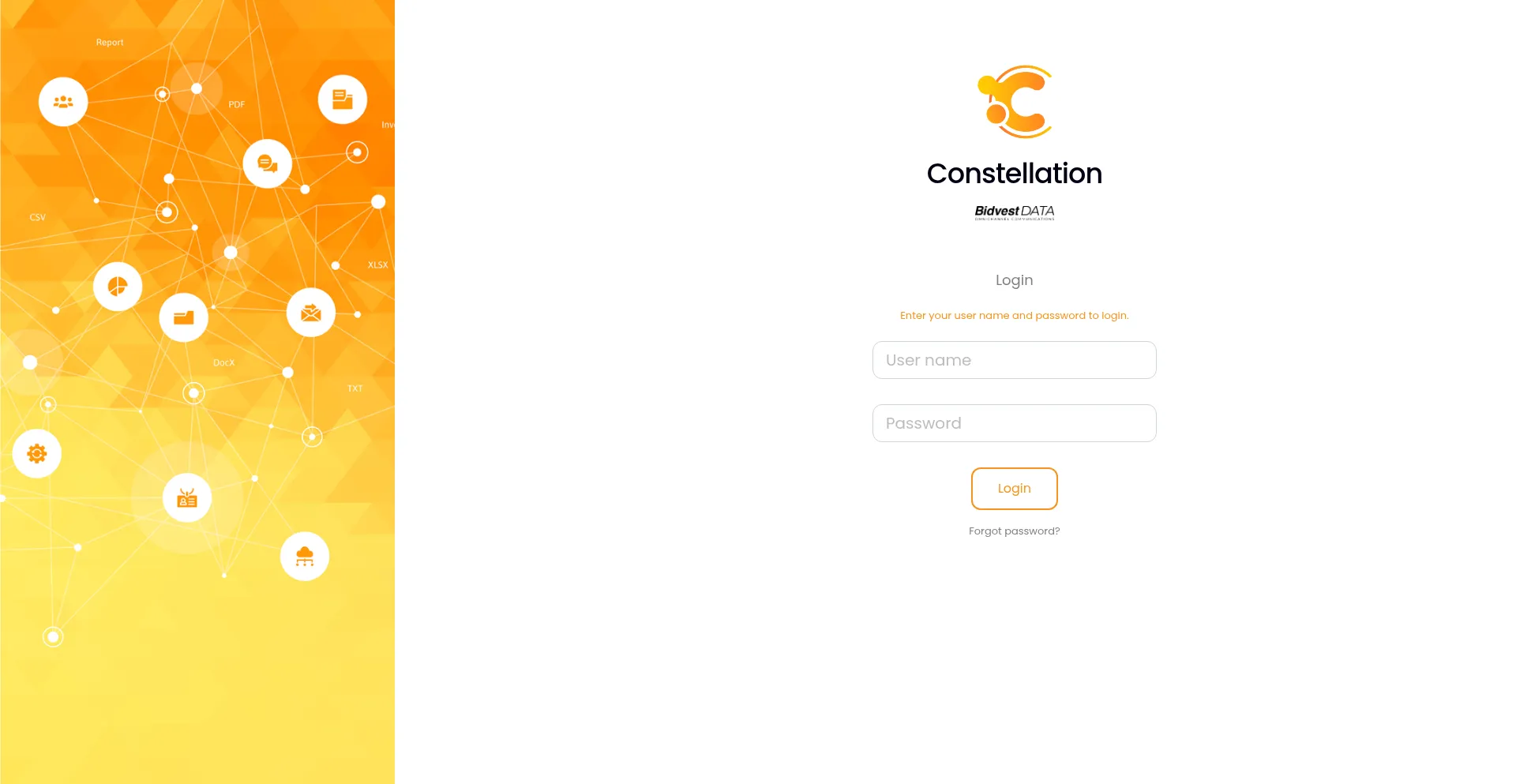 Website screenshot of Constellationrms.com