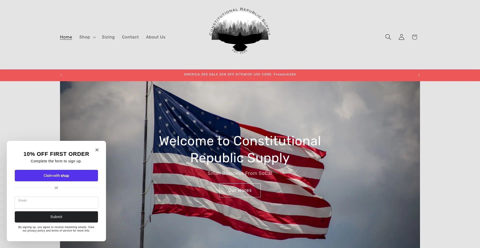 Constitutionalrepublicsupply.com