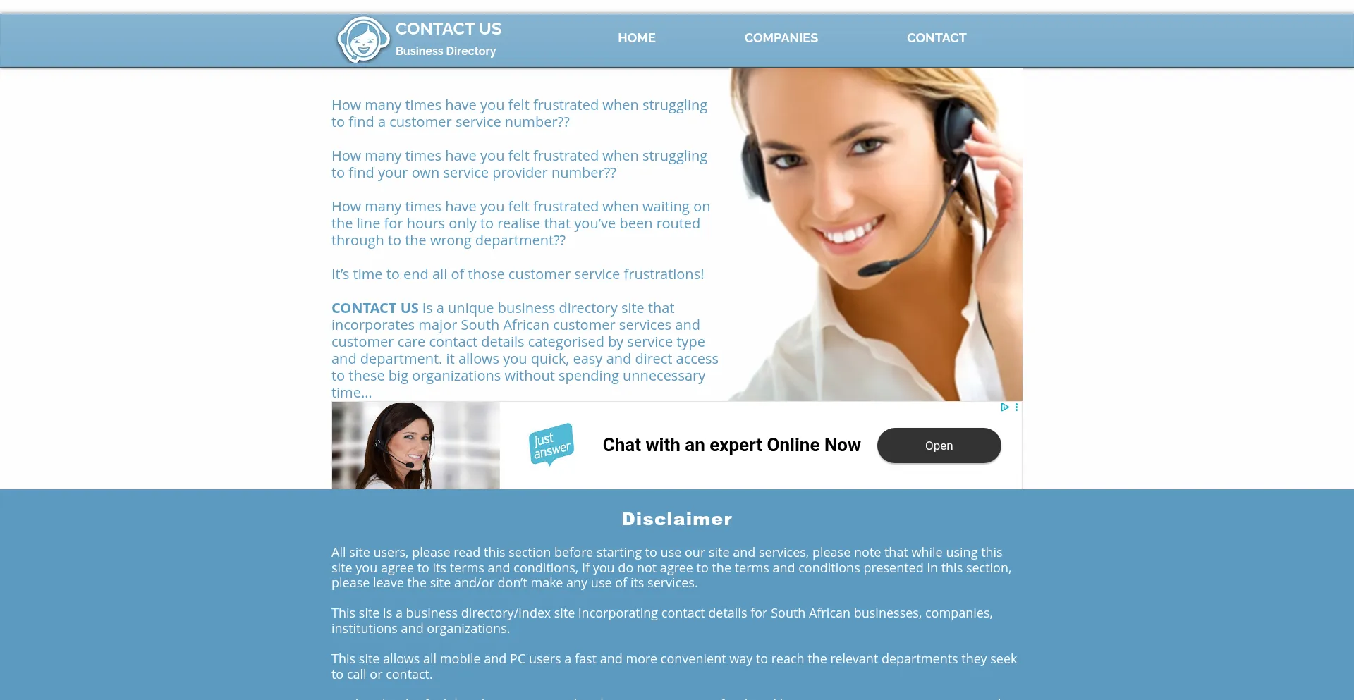Contact-us.co.za é Seguro e Confiável?