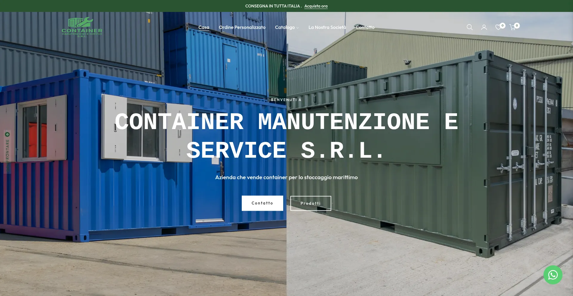 Container-e-service-srl.it Screenshot