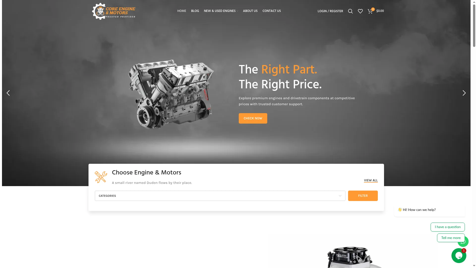 Coreenginemotors.com
