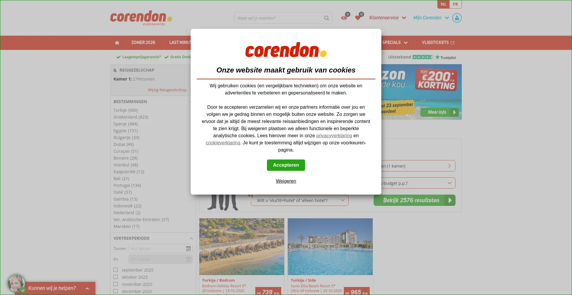 Corendon.be é Seguro e Confiável?