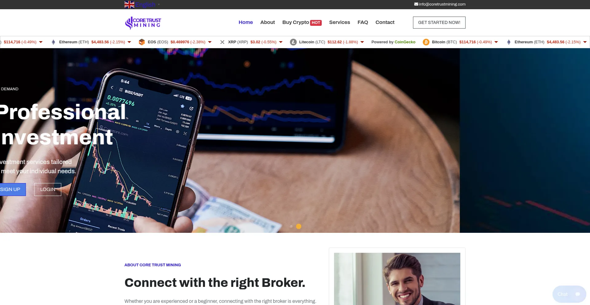 Coretrustmining.com é Seguro e Confiável?