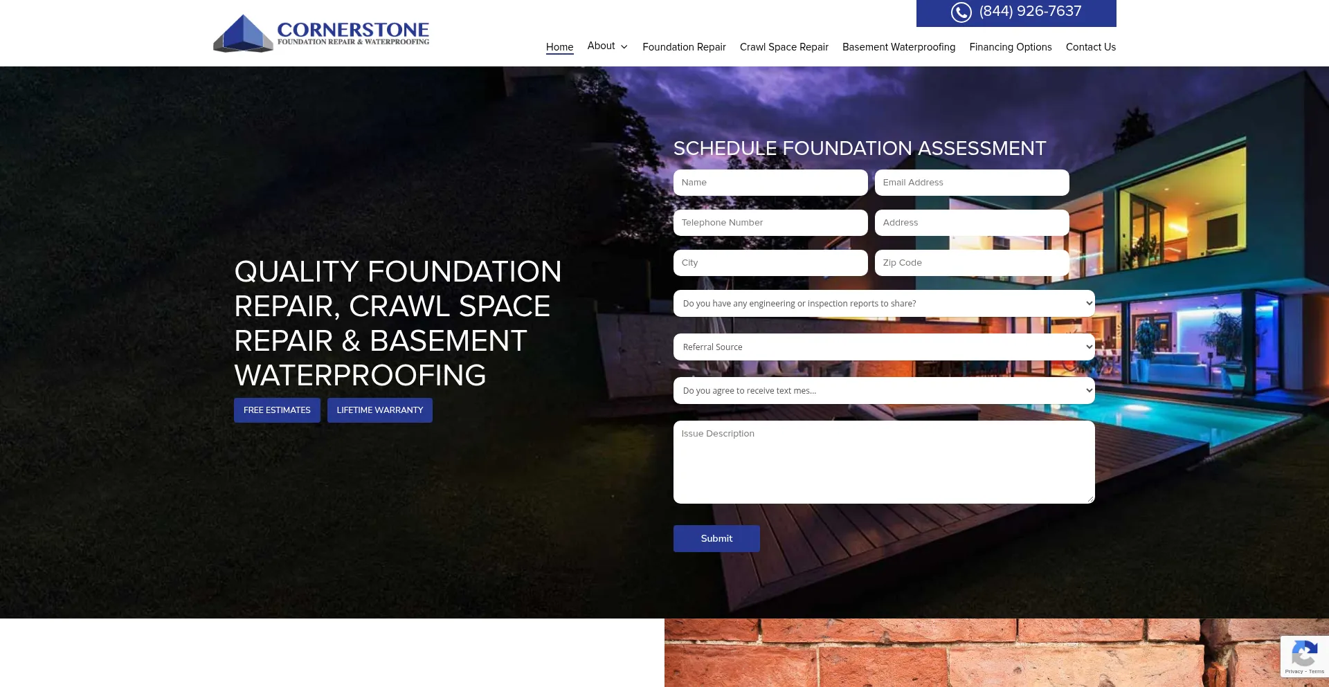 Cornerstonefoundationrepairnc.com