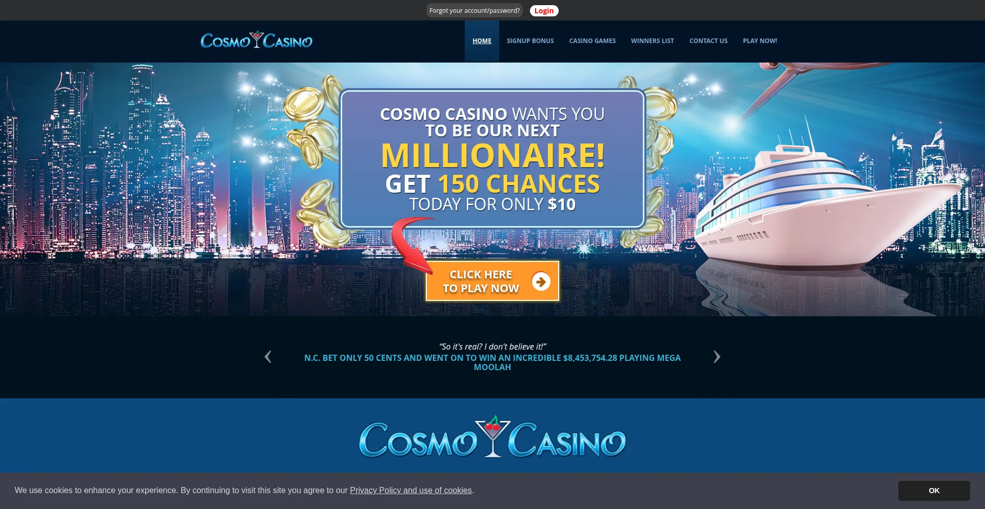 Cosmocasino.com é Seguro e Confiável?