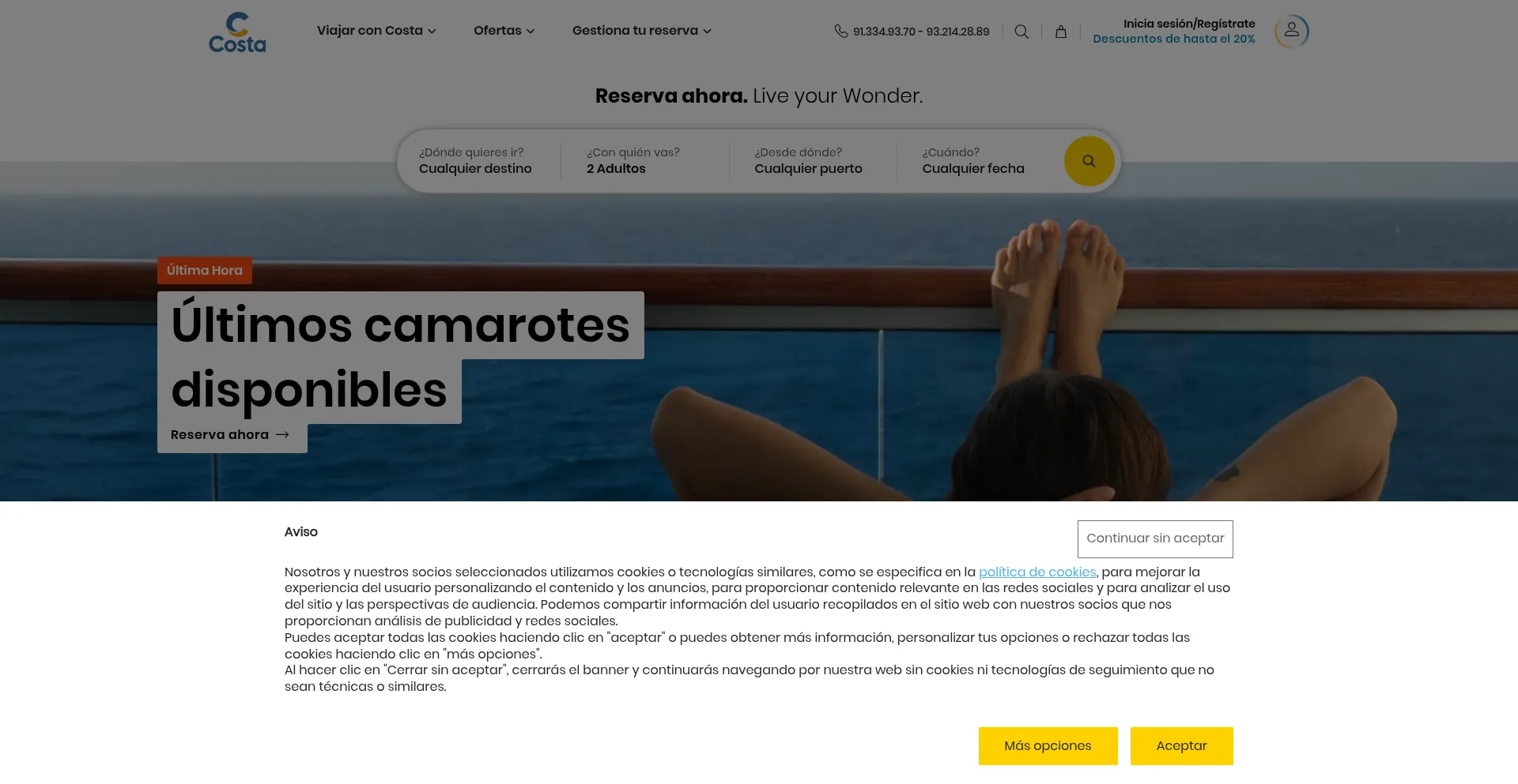 Costacruceros.es é Seguro e Confiável?