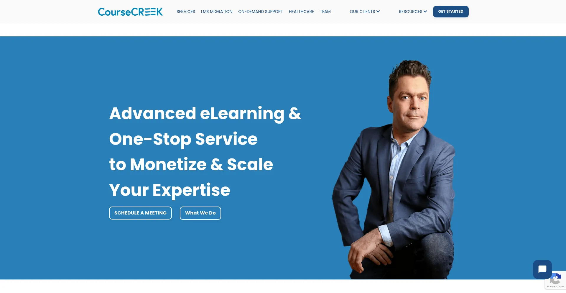 Coursecreek.com Screenshot