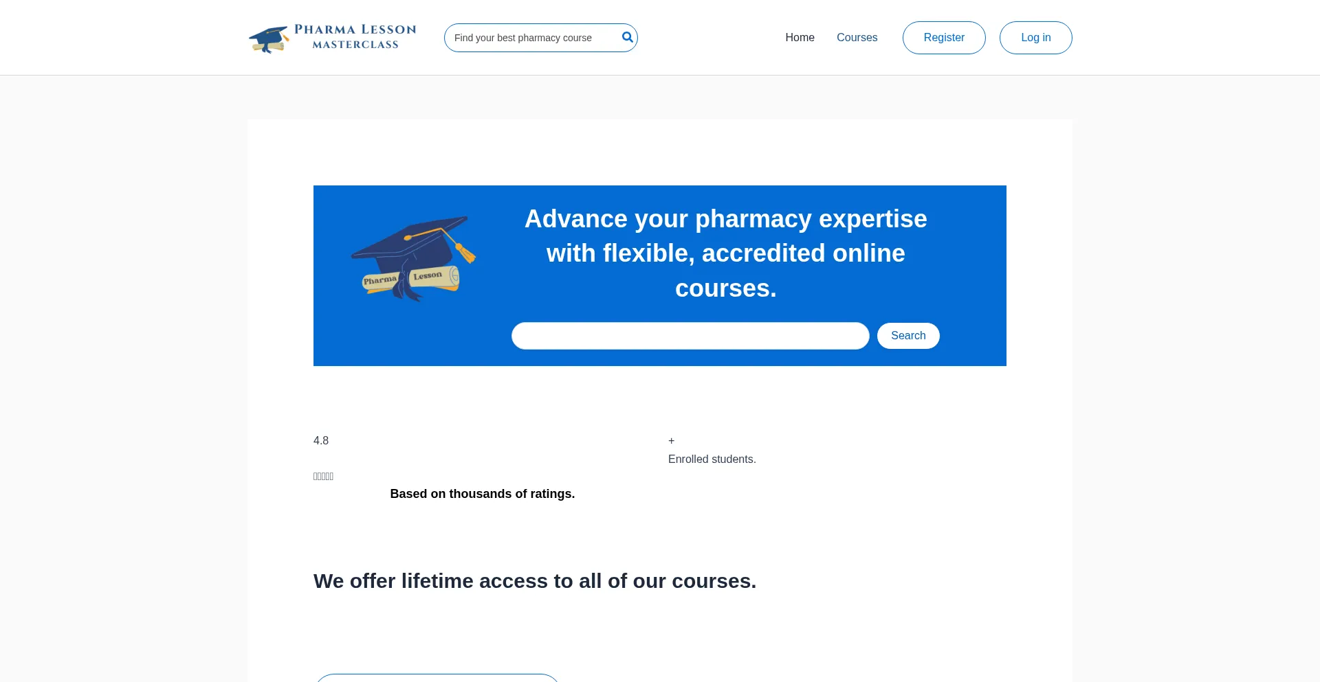 Courses.pharmalesson.com é Seguro e Confiável?
