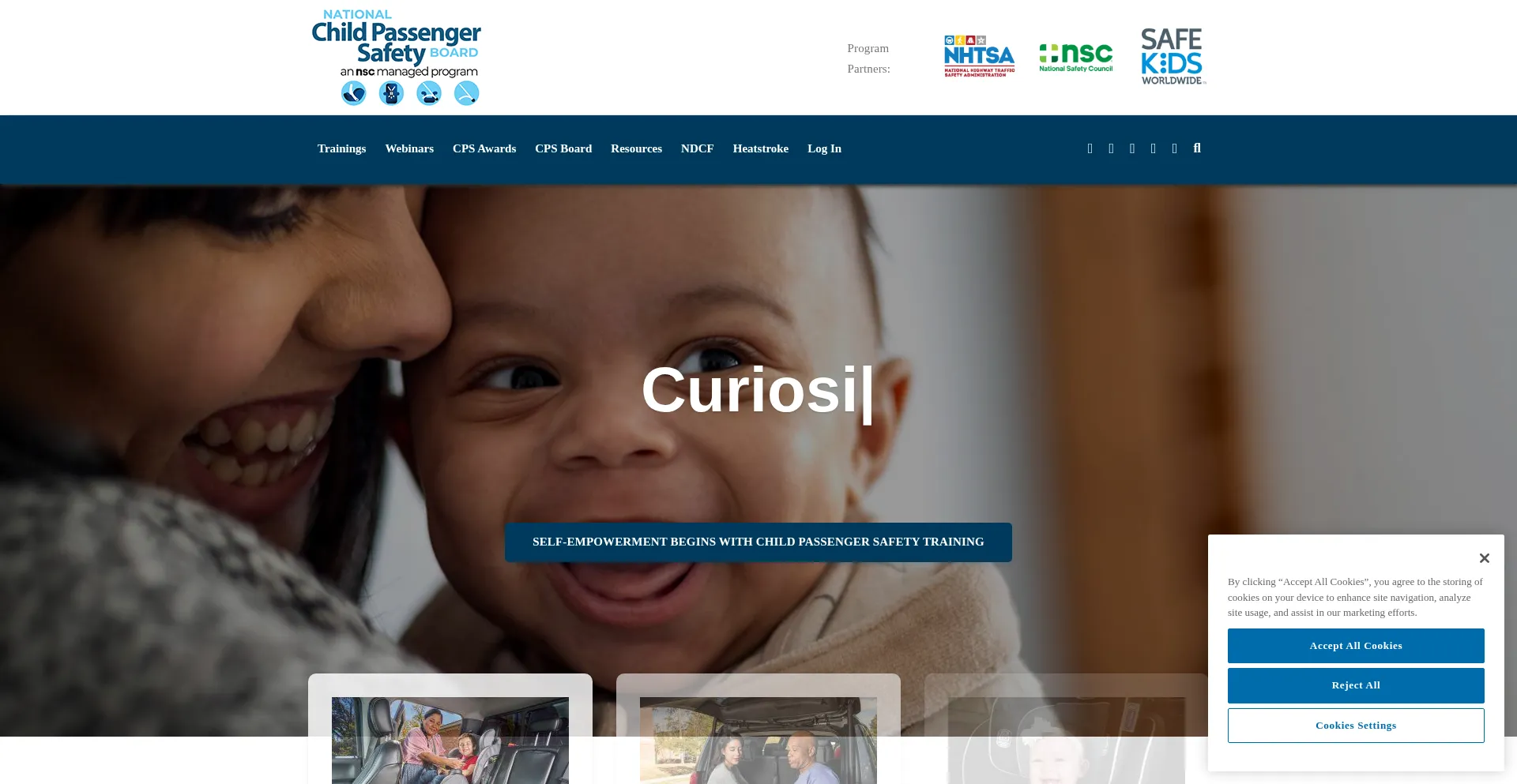 Website screenshot of Cpsboard.org