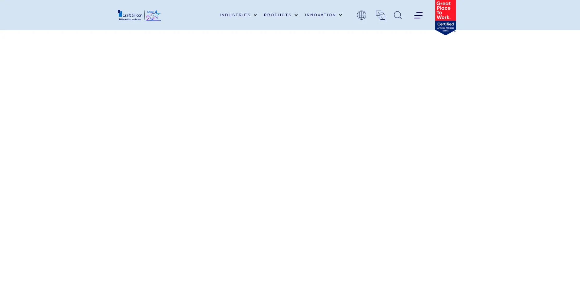 Website screenshot of Craftsilicon.com