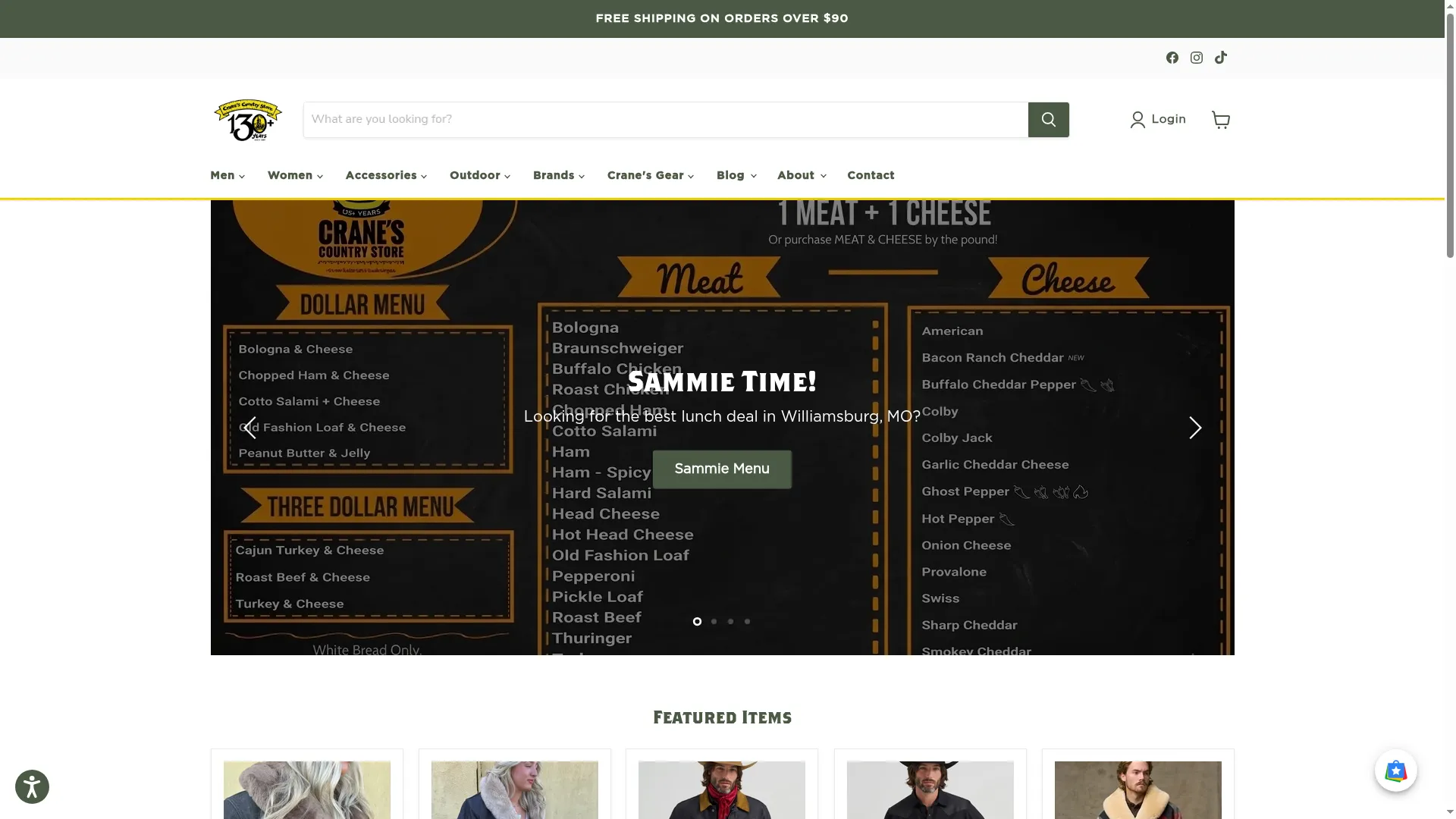 Cranes-country-store.com