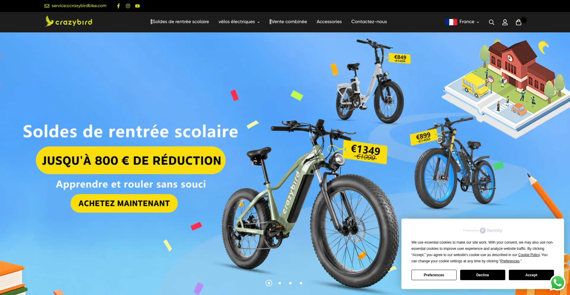 Crazybirdbike.fr é Seguro e Confiável?