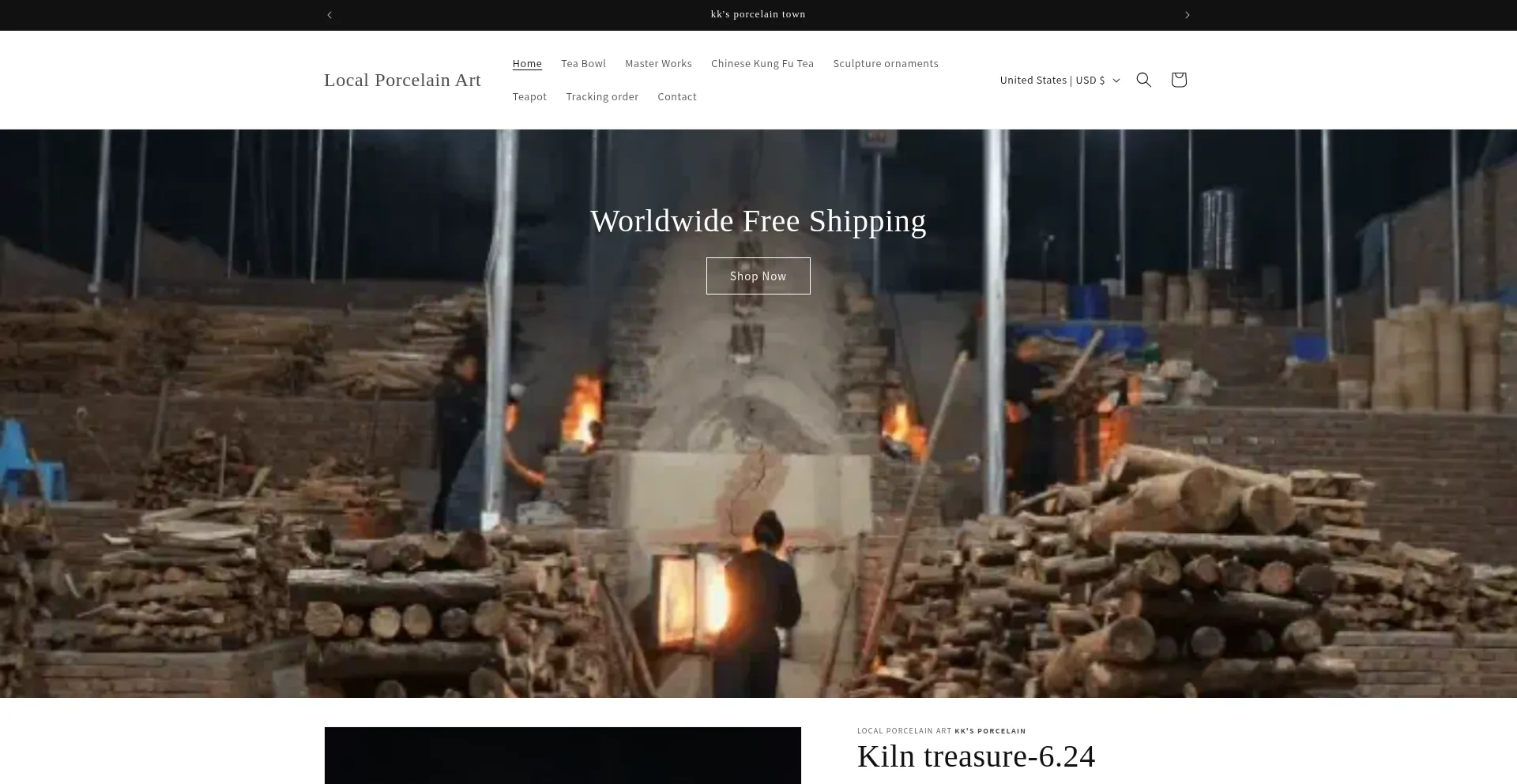 Website screenshot of Creat-porcelainartistry.com