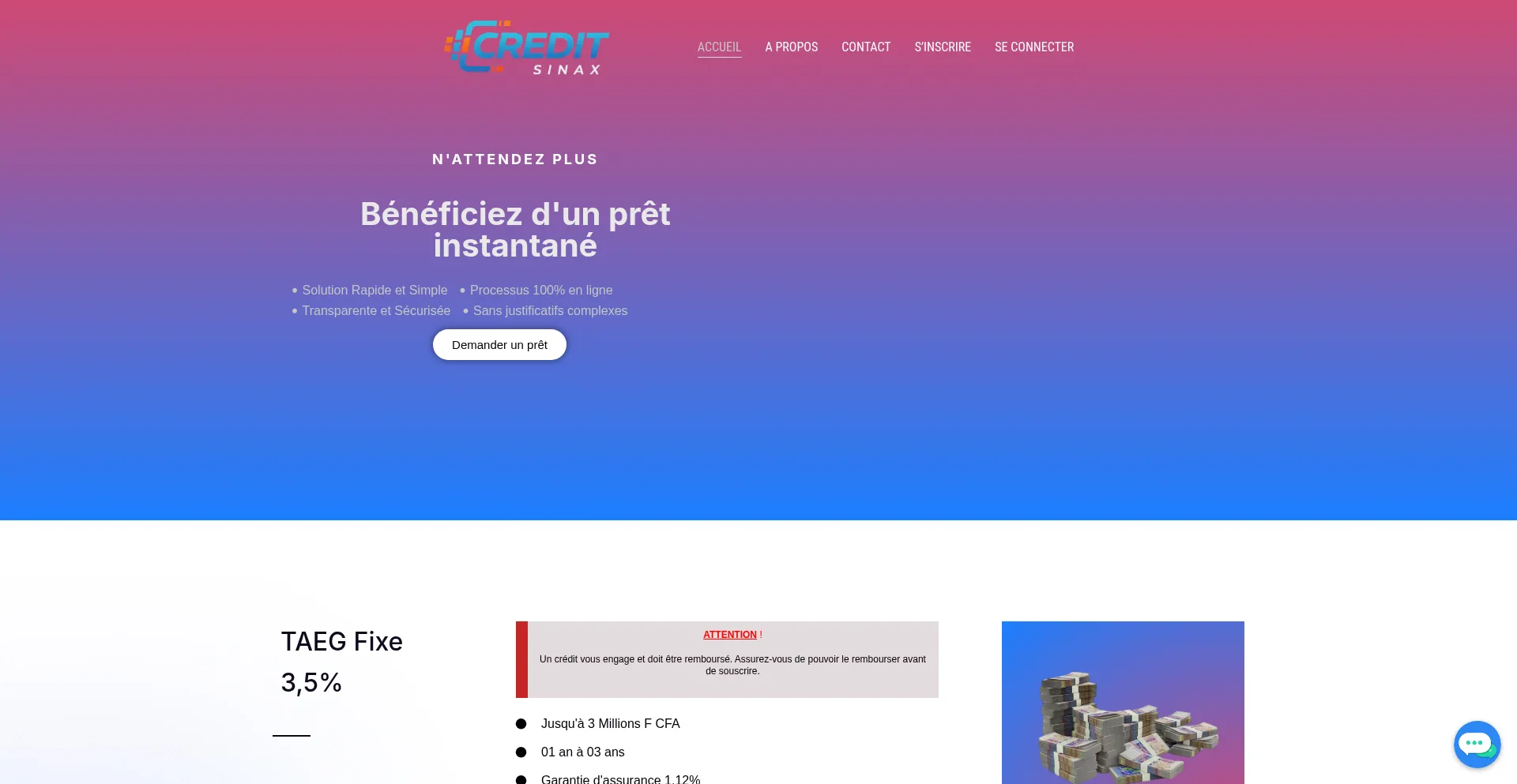 Creditsinax.site é Seguro e Confiável?