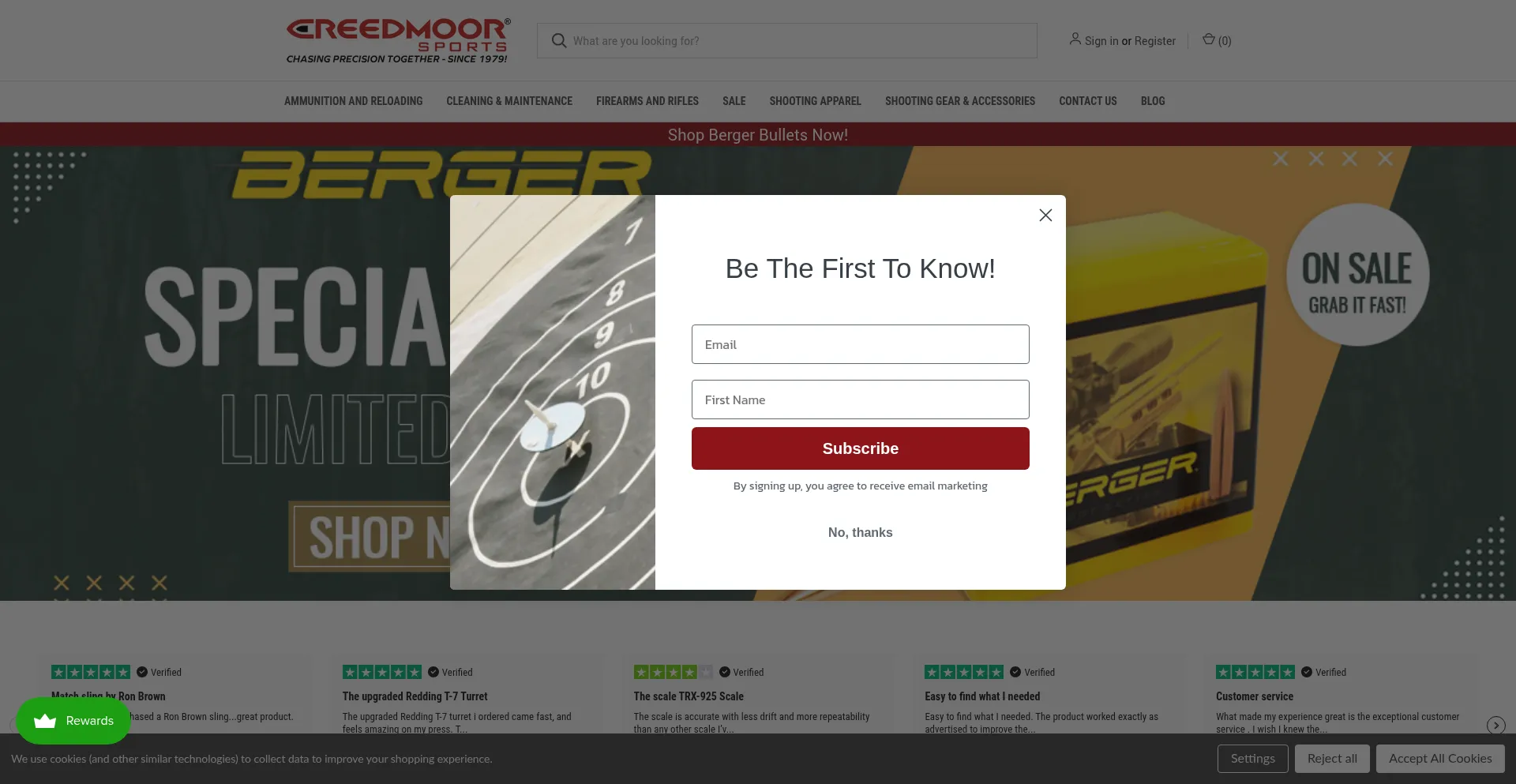 Creedmoresports.com Screenshot